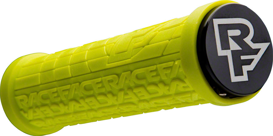 RaceFace Grippler Grips - Yellow, Lock-On, 33mm Grip 821973317564