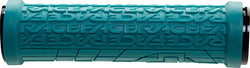 RaceFace Grippler Grips - Turquoise, Lock-On, 30mm - Grip - Grippler