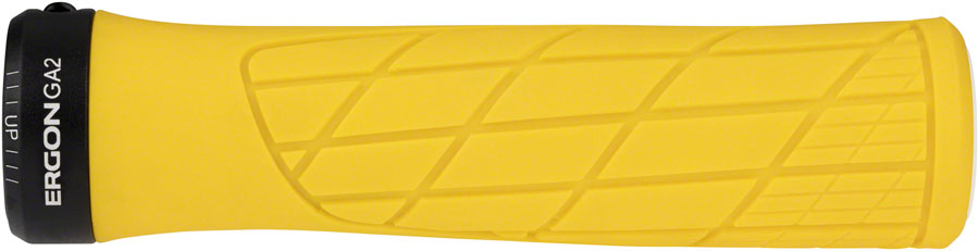 Ergon GA2 Grips - Yellow Mellow, Lock-On - Grip - GA2 Grips