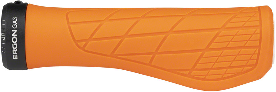 Ergon GA3 Grips - Juicy Orange, Lock-On Small - Grip - GA3 Grips