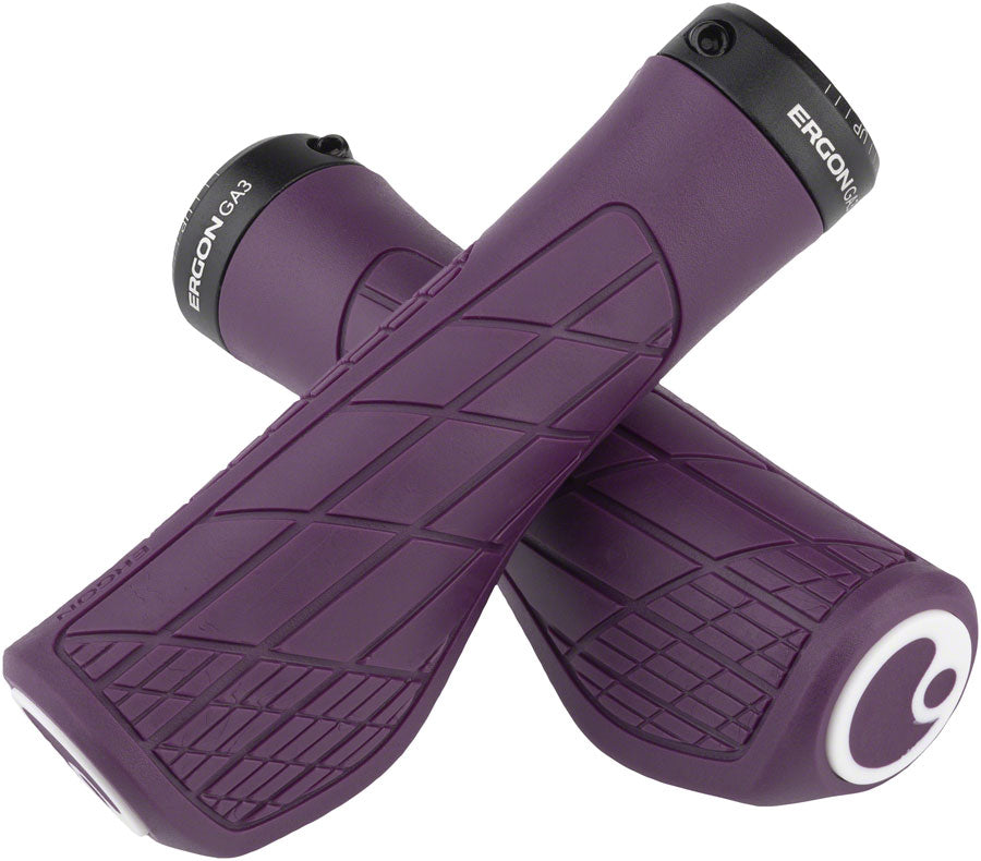 Ergon GA3 Grips Purple Reign, Lock-On, Large