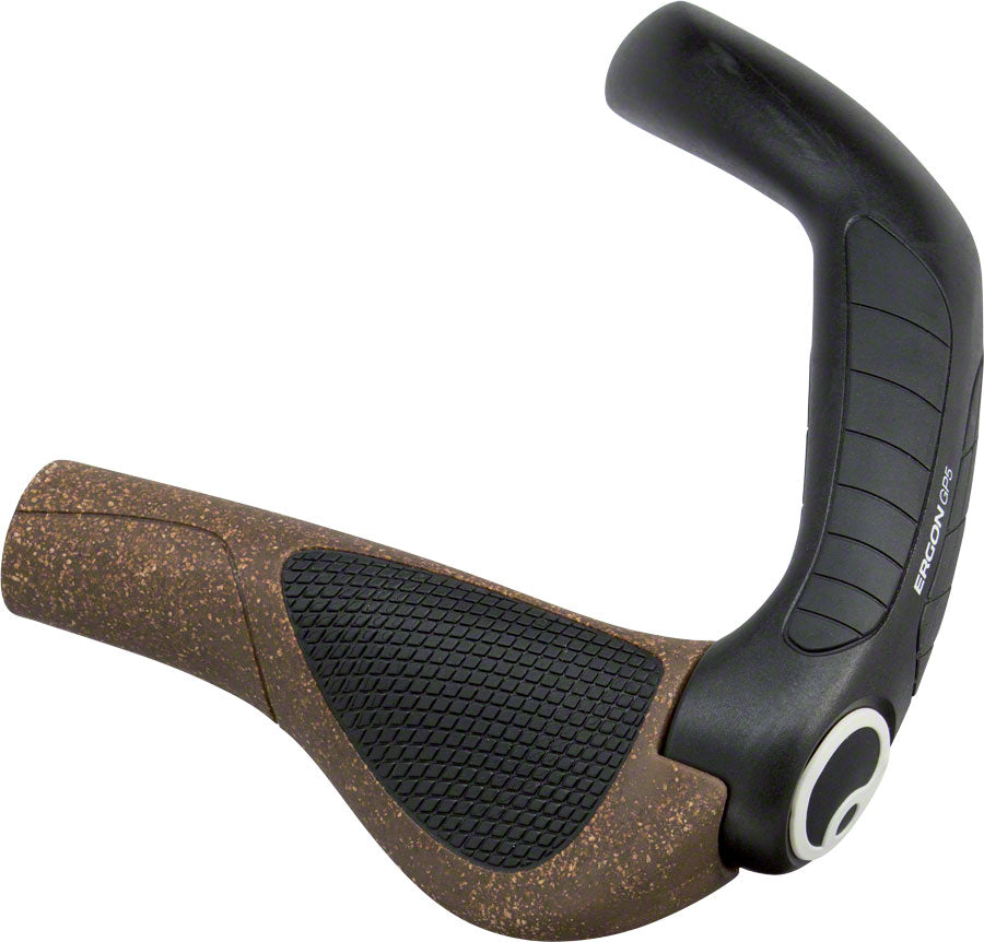 Ergon GP5 BioKork Grips - Lock-On, Large, Black/Tan MPN: 42410076 Grip GP5 BioKork Grips