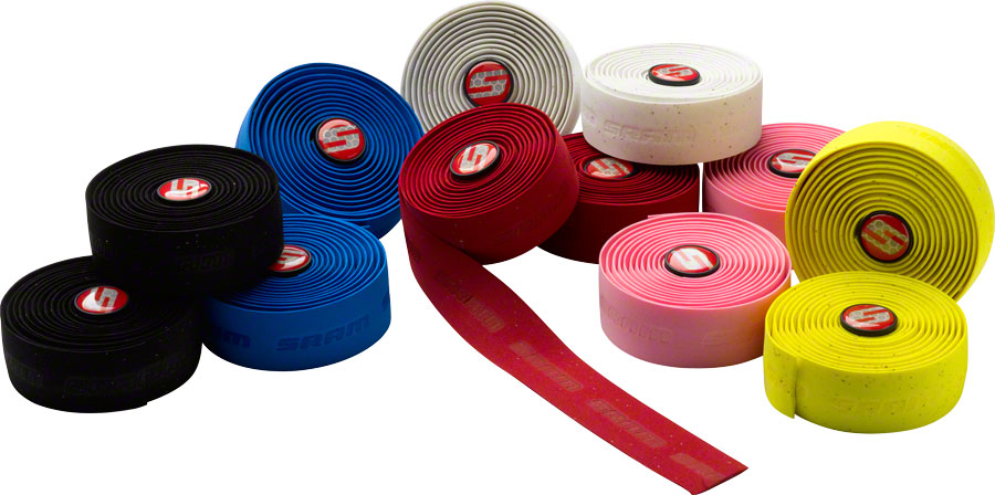 SRAM SuperCork Bar Tape - White Bar Tape 710845600227 Adhesive Yes
