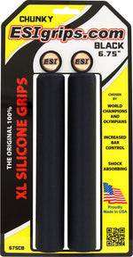 ESI XL Chunky Grips - Black MPN: 675CB UPC: 181517000766 Grip XL 6.75