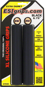 ESI XL Extra Chunky Grips - Black MPN: 675XB UPC: 181517000759 Grip XL 6.75