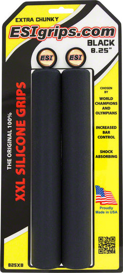 ESI XXL Extra Chunky Grips - Black MPN: 825XB UPC: 181517000223 Grip XXL 8.25