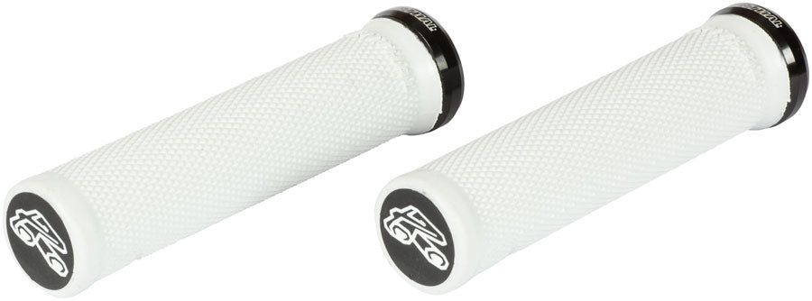 Renthal Single Collar Lock-On Grips - Ultrasoft, White, Lock-On - Grip - Single Collar Lock-On Grips