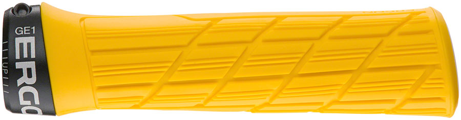 Ergon GE1 Evo Slim Grips - Yellow Mellow, Lock-On - Grip - GE1 Evo Slim Grips