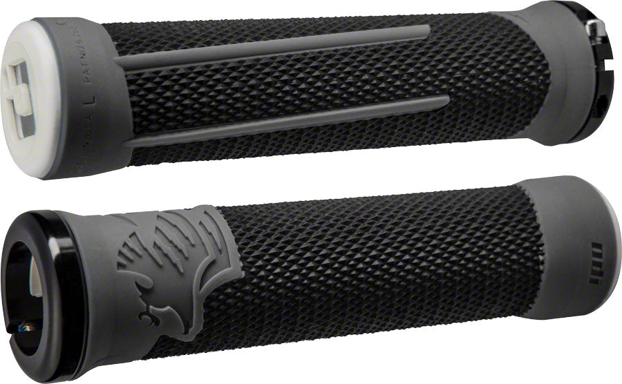 ODI AG2 Grips - Black/Graphite, Lock-On MPN: D35A2BH-B UPC: 711484190858 Grip AG2 Grips