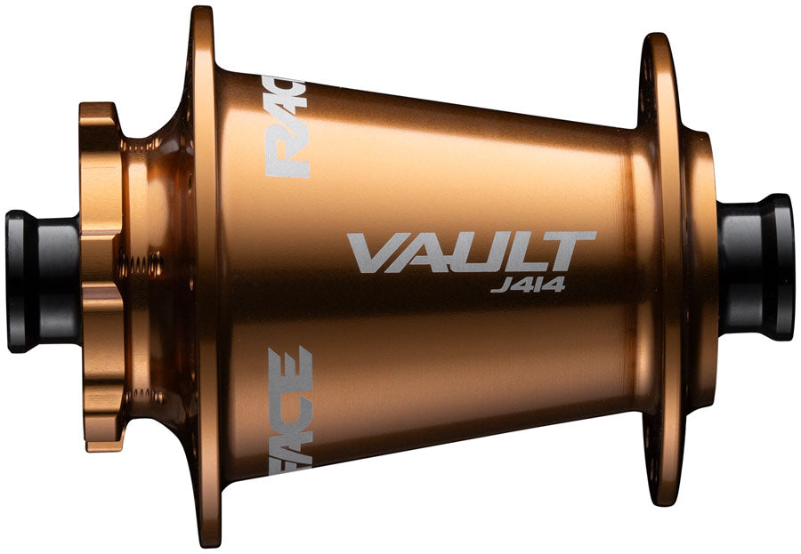 RaceFace Vault J-Bend 414 Front Hub - 15 x 110mm, 6-Bolt, Kashmoney Gold, 32H - Front Hub - Vault Front Hub