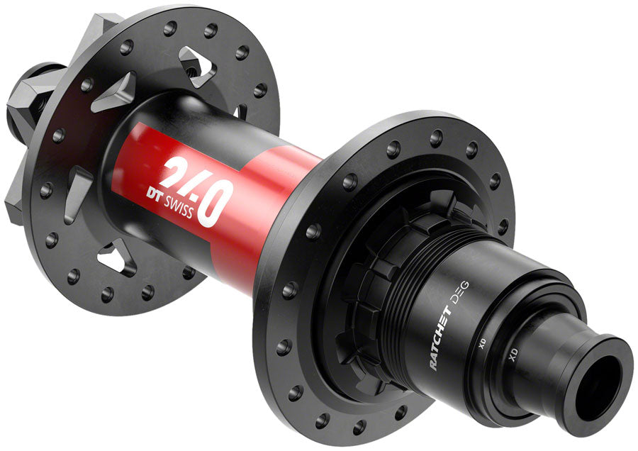 DT Swiss 240 DEG Rear Hub - 12 x 157mm, 6-Bolt, XD, Black/Red, 32H, 90pt MPN: H240ODDRR32SA0049S UPC: 7613052396491 Rear Hub 240 DEG Rear Hubs