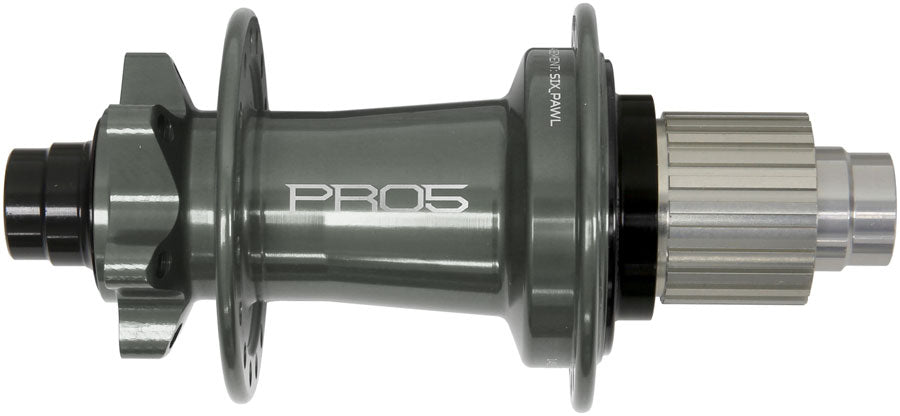 Hope Pro 5 Rear Hub - 12 x 148mm, 6-Bolt, Micro Spline, Smoke, 32H
