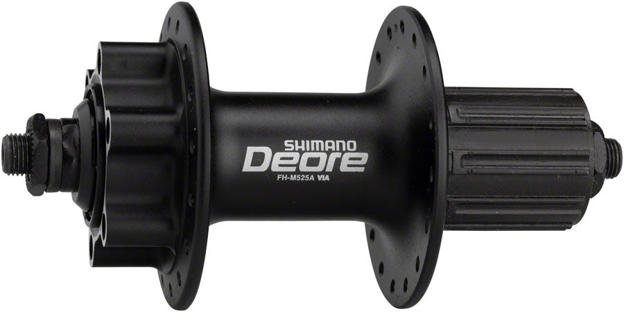 Shimano Deore FH-M525A Rear Hub - QR x 135mm, 6-Bolt, HG10, Black, 32H MPN: EFHM525ABZL UPC: 689228691179 Rear Hub Deore FH-M618/M615/M525A/T610 Rear Hub