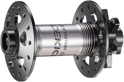 e*thirteen Sidekick Front Hub - 15 x 110mm, 6-Bolt Disc, Black/Sterling Silver, 28H - Front Hub - Sidekick Front Hub