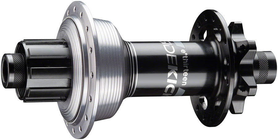 e*thirteen Sidekick Rear Hub - 12 x 157mm, 6-Bolt, Shimano Mini HG, Black/Sterling Silver, 32H MPN: HB4UKA-216 Rear Hub Sidekick Rear Hub