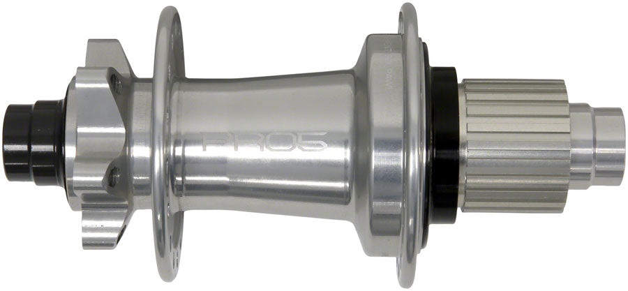 Hope Pro 5 Rear Hub - 12 x 148mm, 6-Bolt, Micro Spline, Silver, 28H