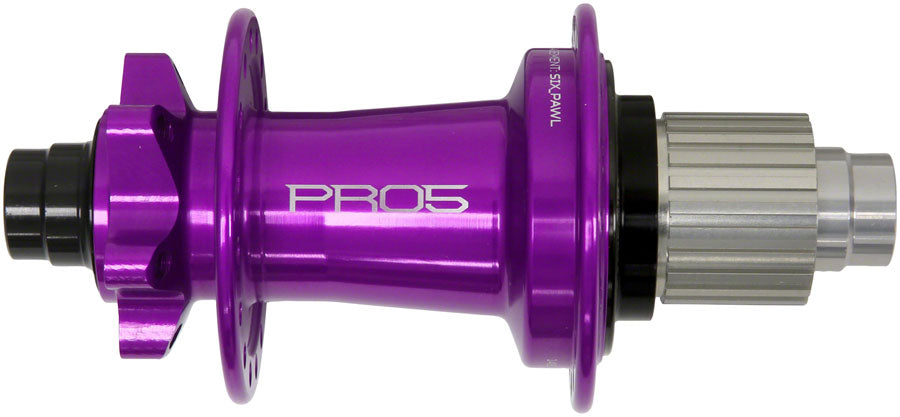 Hope Pro 5 Rear Hub - 12 x 148mm, 6-Bolt, Micro Spline, Purple