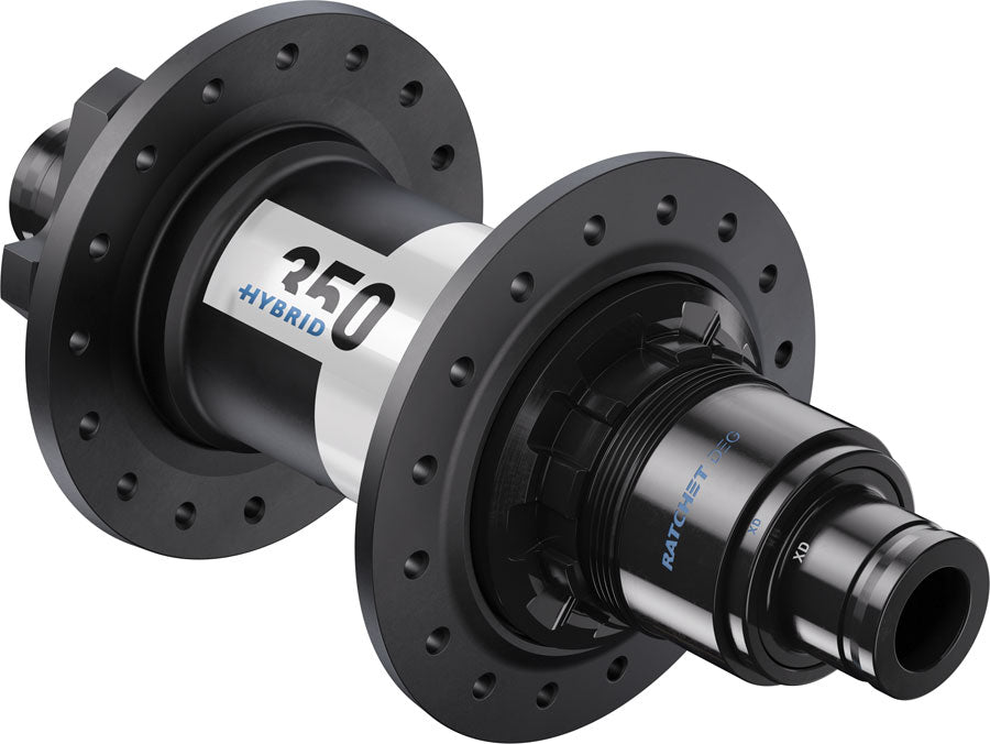 DT Swiss 350 DEG Hybrid Rear Hub - 12 x 148mm, 6-Bolt, XD, Black/White, 32H, DEG 60 DF MPN: H350TDDNR32SA0550S Rear Hub 350 DEG Hybrid Rear Hub