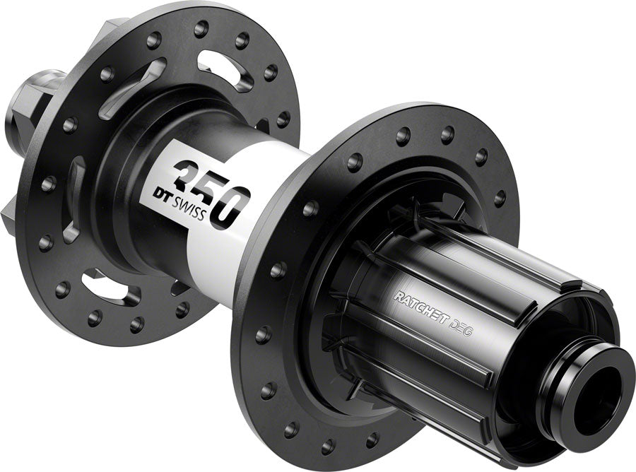 DT Swiss 350 DEG Rear Hub - 12 x 148mm, 6-Bolt, HG 11 MTN, Black, 28H, 72pt