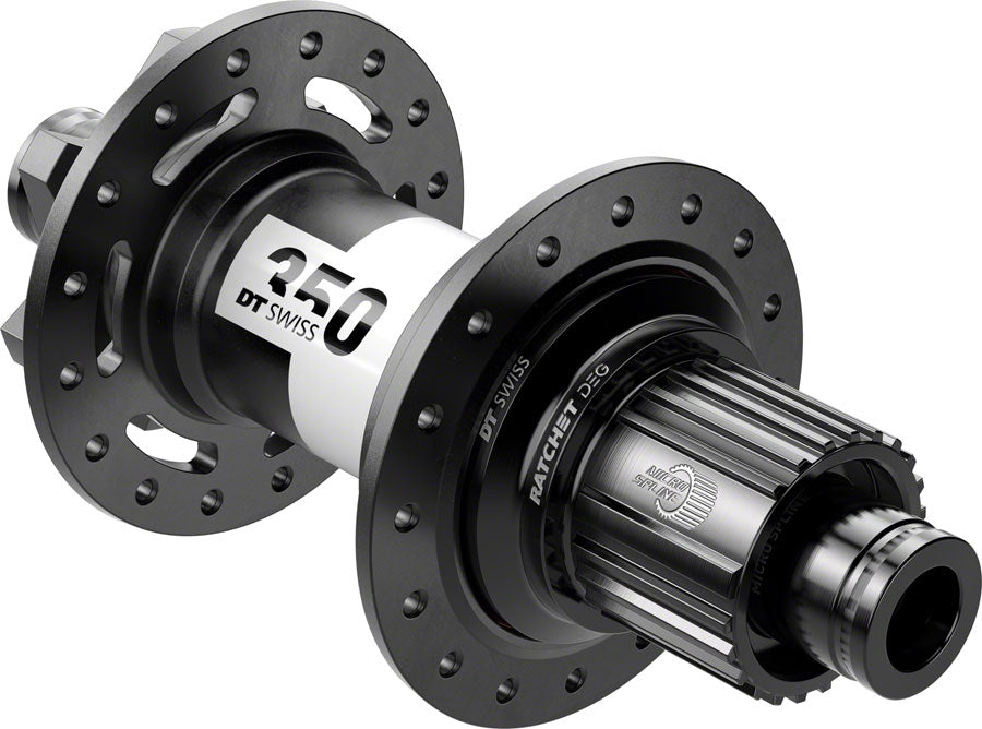 DT Swiss 350 DEG Rear Hub - 12 x 148mm, 6-Bolt, Micro Spline, Black, 28H, 72pt MPN: H350TDD2R28SA5052S Rear Hub 350 DEG Rear Hub