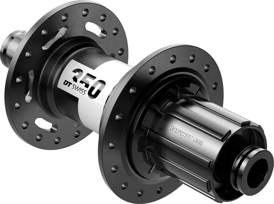 DT Swiss 350 DEG Rear Hub - 12 x 148mm, Center-Lock, HG 11 MTN, Black, 32H, 72pt MPN: H350TCDBR32SA5255S Rear Hub 350 DEG Rear Hub