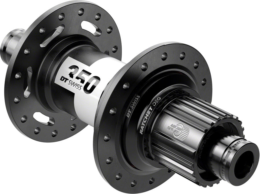 DT Swiss 350 DEG Rear Hub - 12 x 148mm, Center-Lock, Micro Spline, Black, 32H, 72pt MPN: H350TCD2R32SA5242S Rear Hub 350 DEG Rear Hubs