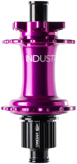 Industry Nine Hydra 2 Classic Rear Hub - 12 x 148mm, 6-Bolt, Micro Spline, Purple, 32H - Rear Hub - Hydra 2 Classic Rear Hub