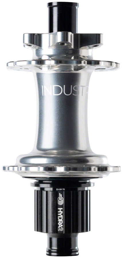 パーツ Industry Nine Hydra Hubert 32hole Silver Industry Nine Hydra 2 Classic Rear Hub - 12 x 148mm, 6-Bolt, Micro