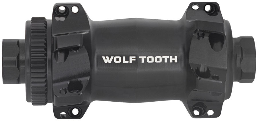 Wolf Tooth Road/Gravel Front Hub - 12 x 100mm, Center-Lock, Black, Straight Pull, 24H MPN: HFS24-12100-BLK UPC: 810159404136 Front Hub Road/Gravel Front Hub