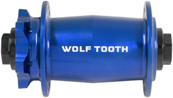 Wolf Tooth Mountain Front Hub - 15 x 110mm, 6-Bolt, Blue, J-Bend, 28H MPN: HFJ28-15110-BLU UPC: 810159404266 Front Hub Mountain Front Hub