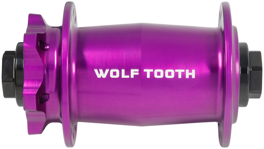 Wolf Tooth Mountain Front Hub - 15 x 110mm, 6-Bolt, Ultraviolet Purple, J-Bend, 28H MPN: HFJ28-15110-PRU UPC: 810159404297 Front Hub Mountain Front Hub