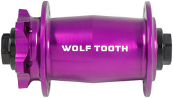 Wolf Tooth Mountain Front Hub - 15 x 110mm, 6-Bolt, Ultraviolet Purple, J-Bend, 28H MPN: HFJ28-15110-PRU UPC: 810159404297 Front Hub Mountain Front Hub