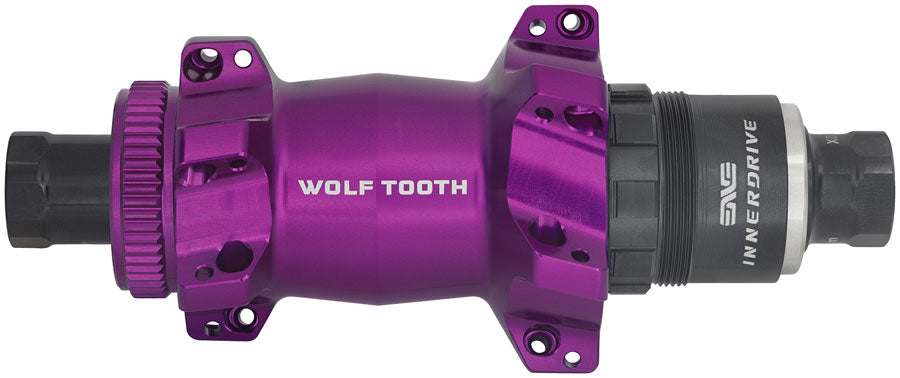 Wolf Tooth Road/Gravel Rear Hub - 12 x 142mm, Center-Lock, XDR, Innerdrive Ratchet 40, Ultraviolet Purple, Straight MPN: HRS24-242-XR40-PRU UPC: 810159404419 Rear Hub Road/Gravel Rear Hub
