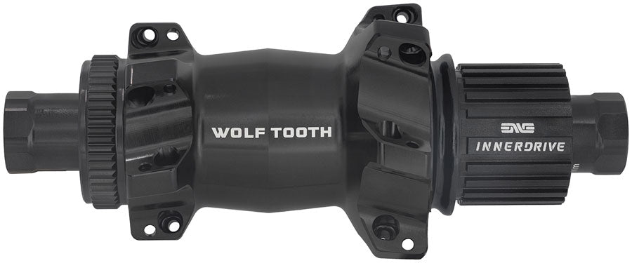 Wolf Tooth Road/Gravel Rear Hub - 12 x 142mm, Center-Lock, Microspline, Innerdrive Ratchet 40, Black, Straight Pull, 24H MPN: HRS24-242-MS40-BLK UPC: 810159404433 Rear Hub Road/Gravel Rear Hub