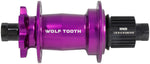 Wolf Tooth Mountain Rear Hub - 12 x 148mm, 6-Bolt, Microspline, Innerdrive Ratchet 60, Ultraviolet Purple, J-Bend, 28H MPN: HRJ28-248-MS60-PRU UPC: 810159404839 Rear Hub Mountain Rear Hub