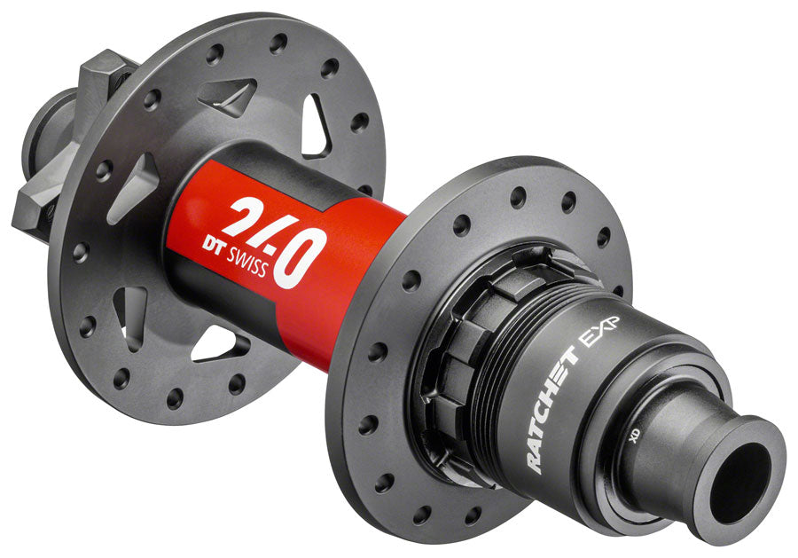 RESERVE WHEEL 34|37 SHIMANO フリー　DT240ハブ DT Swiss 240 EXP Rear Hub - 12 x 157mm, 6-Bolt, XD, Black/Red, 32H