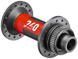 DT Swiss 240 Front Hub - 15 x 110mm, Center-Lock, Black/Red, 32H MPN: H240BCIXR32SA6137S Front Hub 240 Front Hub