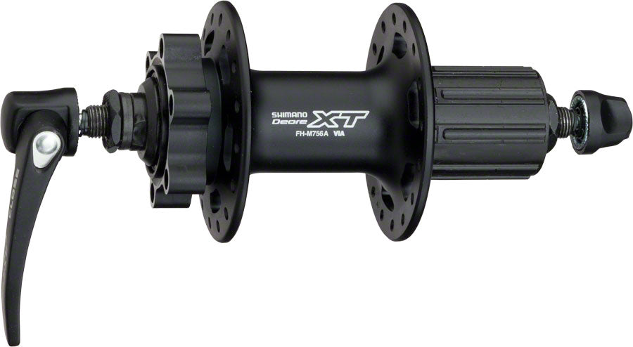 Shimano XT FH-M756-A Rear Hub - QR x 135mm, 6-Bolt, HG10, Black, 32H MPN: EFHM756ABZL UPC: 689228691254 Rear Hub XT FH-M780/ M750 Series Rear Hubs