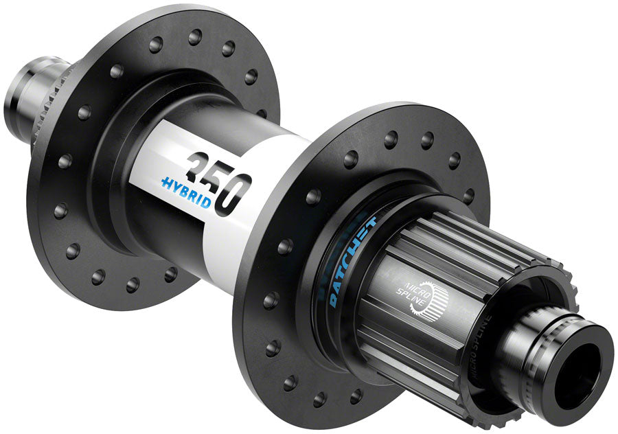 DT Swiss 350 Hybrid Rear Hub - 12 x 148mm, Center-Lock, Micro Spline, Black, 32h, 24pt MPN: H350TCD3R32SA9513S Rear Hub 350 Hybrid Rear Hub