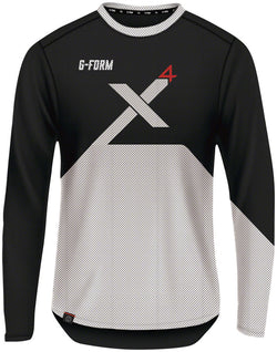 G-Form Pro-X4 Long Sleeve Bike Jersey - Black/White, X- Large MPN: SL12100746 UPC: 847631102907 Torso Protection Pro-X4 Jersey