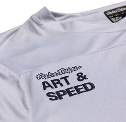 Troy Lee Designs Skyline Short Sleeve Jersey   Radioscape Mist, Small - Jersey - Skyline Short Sleeve Jersey