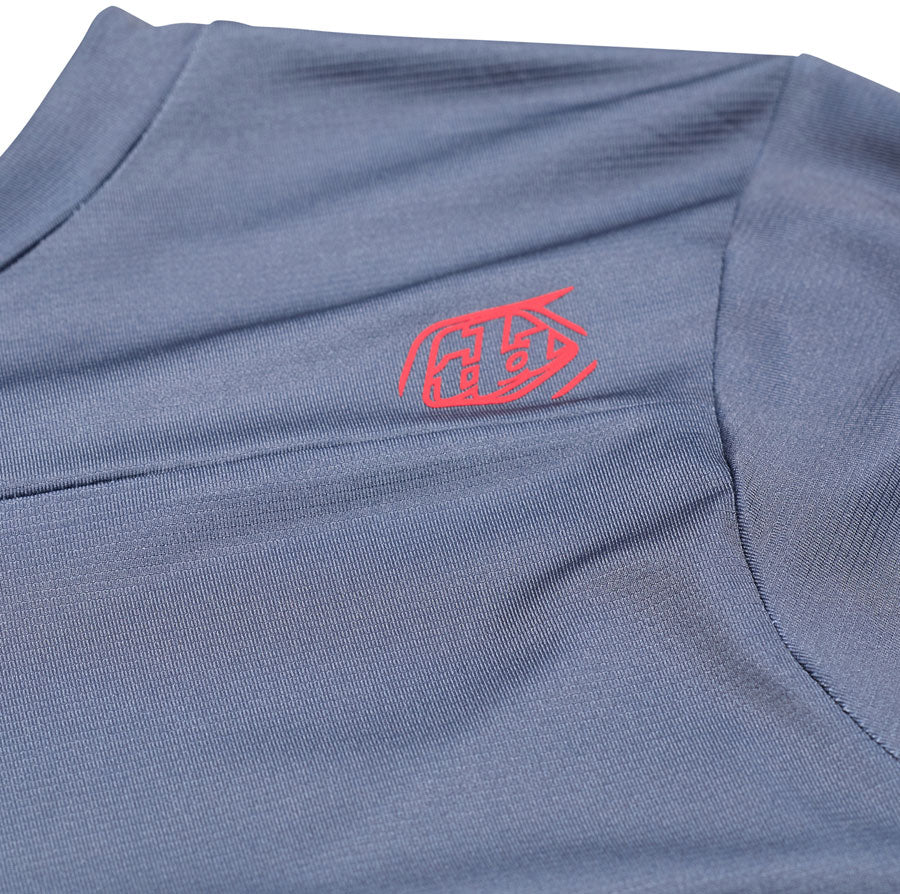 Troy Lee Designs Skyline Long Sleeve Jersey   Mono Steel Blue, Small - Jersey - Skyline Long Sleeve Jersey