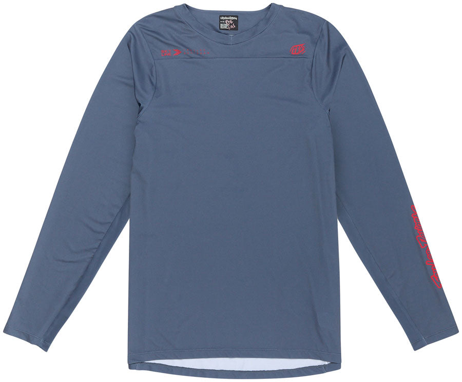 Troy Lee Designs Skyline Long Sleeve Jersey   Mono Steel Blue, Small