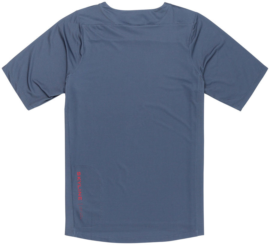 Troy Lee Designs Skyline Short Sleeve Jersey   Mono Steel Blue, Small - Jersey - Skyline Short Sleeve Jersey