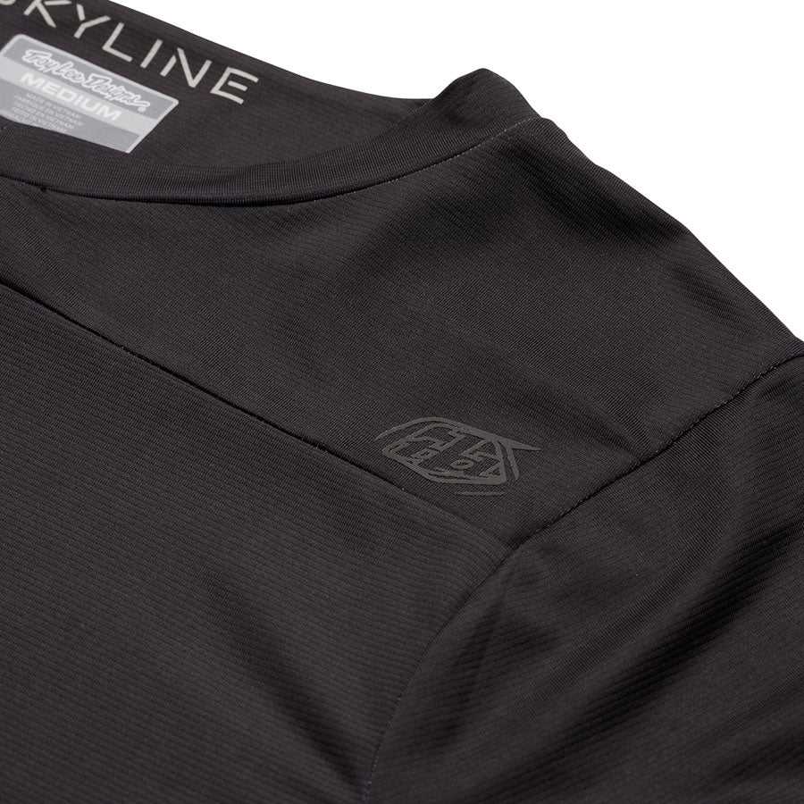Troy Lee Designs Skyline Short Sleeve Jersey   Mono Black, Large - Jersey - Skyline Short Sleeve Jersey