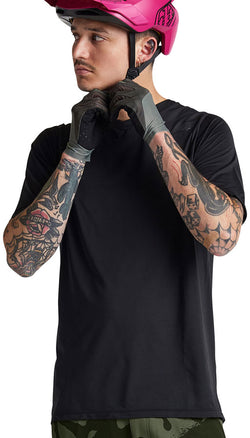 Troy Lee Designs Skyline Short Sleeve Jersey   Mono Black, X-Large - Jersey - Skyline Short Sleeve Jersey