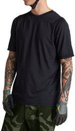 Troy Lee Designs Skyline Short Sleeve Jersey   Mono Black, Small - Jersey - Skyline Short Sleeve Jersey