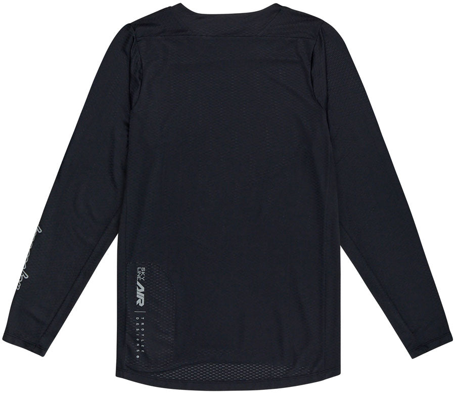 Troy Lee Designs Skyline Air Long Sleeve Jersey   Mono Black, Small - Jersey - Skyline Air Long Sleeve Jersey