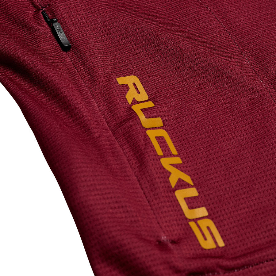 Troy Lee Designs Ruckus 3/4 Jersey   Spun Oxblood, Small - Jersey - Ruckus 3/4 Sleeve Jersey
