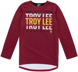 Troy Lee Designs Ruckus 3/4 Jersey   Spun Oxblood, Medium MPN: 318593003 UPC: 887202502538 Jersey Ruckus 3/4 Sleeve Jersey